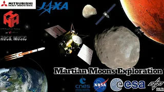 Martian Moons Exploration  (MMX) Mission Animation | Spaceflight Simulator Mars MOON Landing