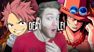 ONE PIECE IS MORE INSANE THAN I THOUGHT!! Reacting to "Natsu vs Ace Death Battle"