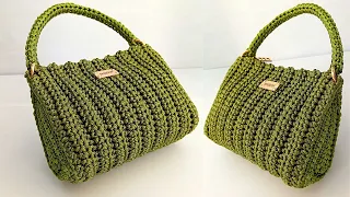 Crochet bag with a new easy and wonderful design