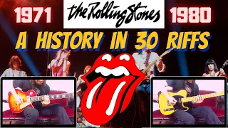 The Rolling Stones - A History in 30 Riffs (1971 - 1980) Guitar Cover