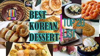 BEST KOREAN DESSERT IN TOP 20 MOST POPULAR