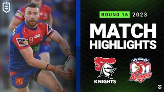 NRL 2023 | Newcastle Knights v Sydney Roosters | Match Highlights