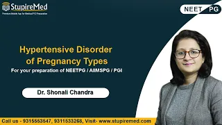 Hypertensive Disorder of Pregnancy Types I Dr. Shonali Chandra I OBGYN I StupireMed