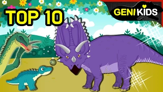 TOP 10 Peacemaker Plant Eating vs Meat Eating Dinosaurs + Dinosaur Cartoon