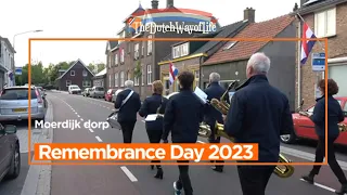 Dutch Remembrance Day 2023 in Moerdijk village