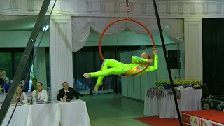 Aerial hoop воздушная гимнастика  Сивкова Елена