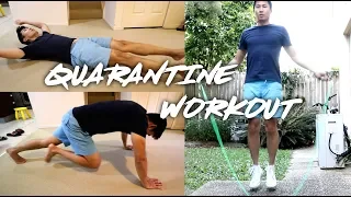 Self Isolation Home Workouts. Quarantine Exercises for Beginners.