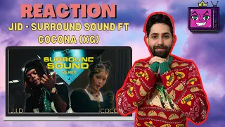 J.I.D - Surround Sound (feat. COCONA from XG) Remix (REACTION!)