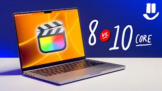 MacBook Pro 14 (2021) 8 vs 10 core: Video Editing 🧐 Final Cut Pro speed test! SURPRISING.