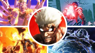 Asura's Wrath + DLC - All Bosses + Ending