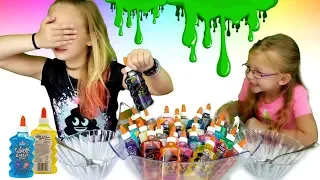 3 COLORS OF GLUE SLIME CHALLENGE!!!