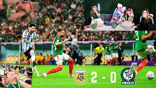 Reacciones de stremers, youtubers e hinchas mexicanos a Argentina 2-0 México