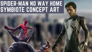 Spider-Man No way Home Venom Symbiote Black Suit Concept Art