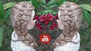 Trenza estilizada | Trenzas fáciles | La reina de las trenzas