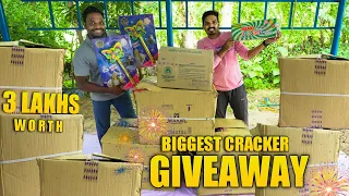 Biggest Crackers Giveaway | 3lac Worth Crackers | Fun Unboxing With Machan | Modern Crackers