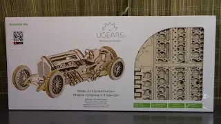 UGears Grand Prix Car Build and Review