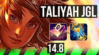 TALIYAH vs RENGAR (JGL) | 10/1/4, Rank 6 Taliyah, Legendary, Rank 12 | EUW Challenger | 14.8