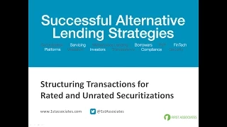 Structuring Transactions for Securitizations Webinar