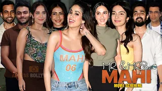Mr. & Mrs. Mahi Movie Screening | Janhvi Kapoor,Abhishek Banerjee,Pratibha Ranta,Sparsh,Kusha,Bhuvan