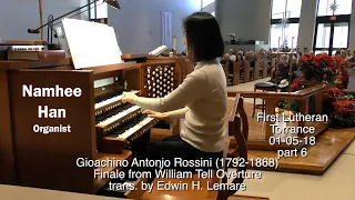 01-05-18 (6)  Namhee Han Organ Torrance Rossini Finale to William Tell
