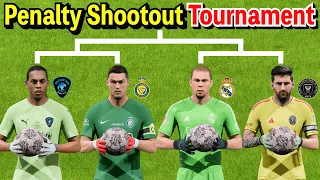 GK Ronaldinho vs GK C.Ronaldo vs GK Ronaldo vs GK Messi | Penalty Shootout Tournament【FC24】