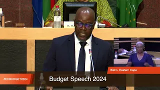 Eastern Cape Budget Speech 2024