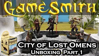 City of Lost Omens Unboxing (and Review) Part 1 (2020) GameSmith Unboxing E001
