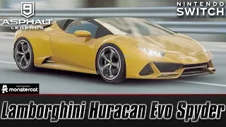 Asphalt 9 Legends (Nintendo Switch): Lamborghini Huracan Evo Spyder | NEW UPDATE | NEW CARS & MORE