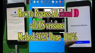 How to Bypass Activation lock Disable Apple ID || icloud unlock-2023
