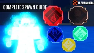 EVERY FATE spirit spawn location - Shindo Life | Showcase