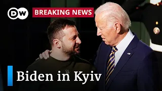 US President Biden makes surprise visit to Ukraine | DW News