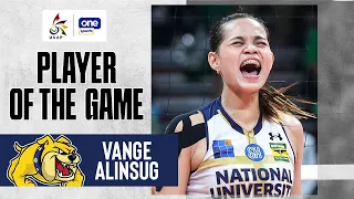 Vange Alinsug EXPLODES WITH 22 PTS for NU vs DLSU 🐶 | UAAP SEASON 86 WOMEN’S VOLLEYBALL
