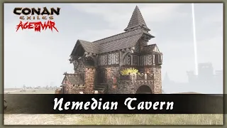 HOW TO BUILD A NEMEDIAN TAVERN [SPEED BUILD] - CONAN EXILES