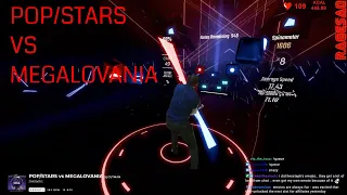 POP/STARS vs MEGALOVANIA - Dj CUTMAN - Beat Saber Darth Maul style