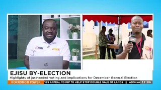 Ejisu By-Election: Highlights of just-ended voting and implications for December General Election.