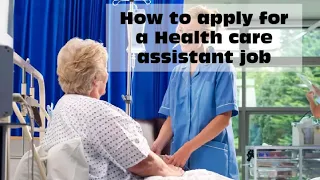 How to apply for #Health care assistant job in #NHS