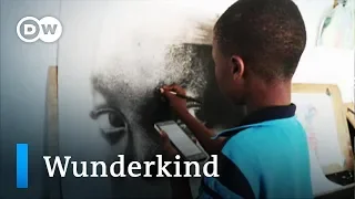 Nigerian boy stuns art world