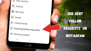 How to view pending follow requests on instagram