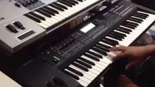 Yamaha MOXF6 - Pattern mode - Uptown Funk