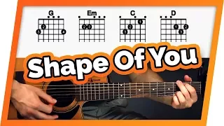 Shape of You Guitar Tutorial (Ed Sheeran)  Easy Chords Guitar Lesson