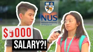Asking NUS Undergrads Their Ideal Salary and Goals!