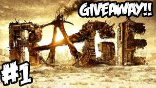 RAGE Walkthrough Part 1 HD - GIVEAWAY!! - Wow This Game Is Amazing! (Xbox 360/PS3/PC Gameplay)