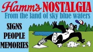 Vintage Hamm's Beer Advertising  from the Land of Sky Blue Waters