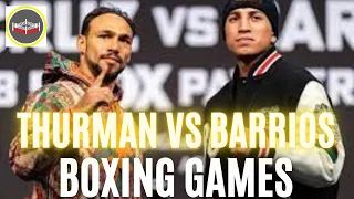 Keith Thurman vs Mario Barrios Prefight Film Study - Boxing Games - Fighting off the Jab