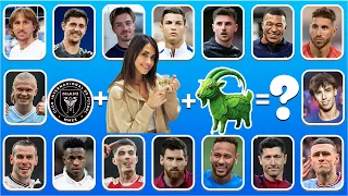 Guess WIVES/GIRLFRIENDS, CLUB, EMOJI of football players,Ronaldo,Messi, Neymar|Mbappe