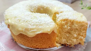 A MELHOR RECEITA DE BOLO PARA O CAFÉ! BOLO DE COCO RÁPIDO