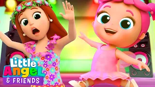 Princess Jill's Ballet Dance Game! | Little Angel And Friends Kid Songs