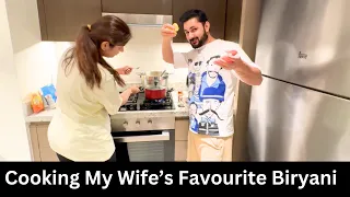 Cooking my wife’s favourite Biryani in Dubai | Sajid Shilpa Vlogs