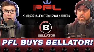 REACTION: PFL BUYS BELLATOR! | WEIGHING IN