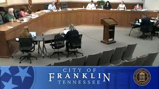 City of Franklin, Planning Commission 7-28-2022